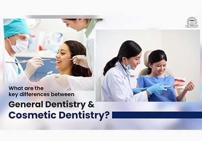 What are the key differences between general dentistry and cosmetic dentistry